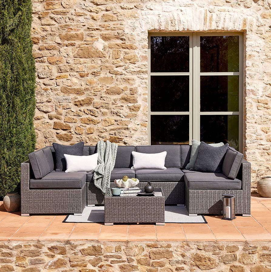 U-Shape Garden Sofa – DUSK