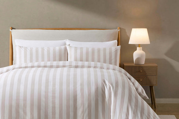 Livia Duvet Cover & Pillowcase Set - Natural - DUSK