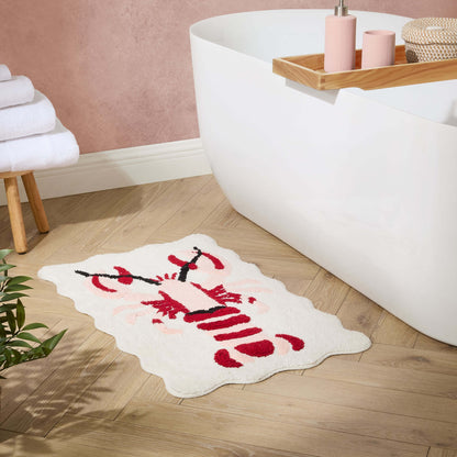Lobster Tufted Bath Mat - Multi - DUSK