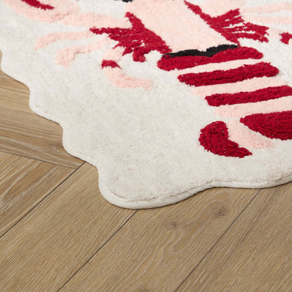 Lobster Tufted Bath Mat - Multi - DUSK