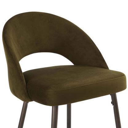 Lola Set of 2 Barstools - Rich Green - DUSK