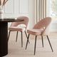 Lola Set of 2 Dining Chairs - Blush - DUSK