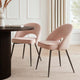 Lola Set of 2 Dining Chairs - Blush - DUSK