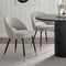Lola Set of 2 Dining Chairs - Bouclé - Taupe - DUSK