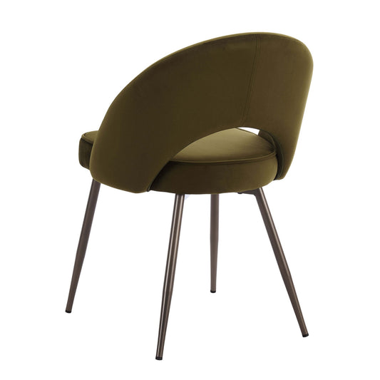 Lola Set of 2 Dining Chairs - Rich Green - DUSK