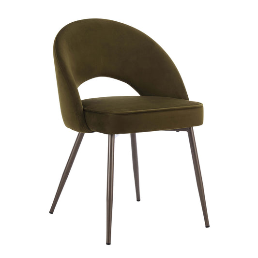 Lola Set of 2 Dining Chairs - Rich Green - DUSK