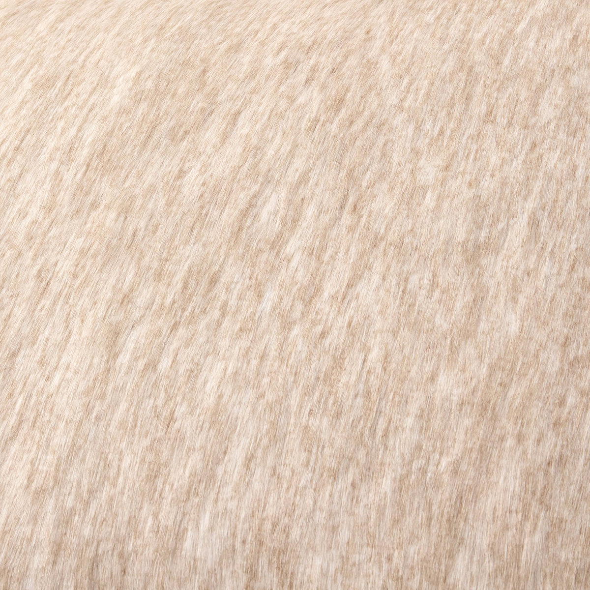 Long Faux Fur Sofa Cushion Cover - Natural - DUSK