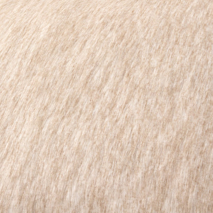 Long Faux Fur Sofa Cushion Cover - Natural - DUSK