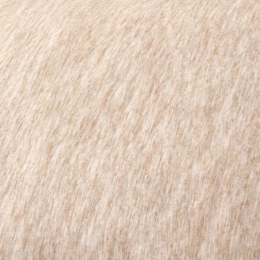 Long Faux Fur Sofa Cushion Cover - Natural - DUSK