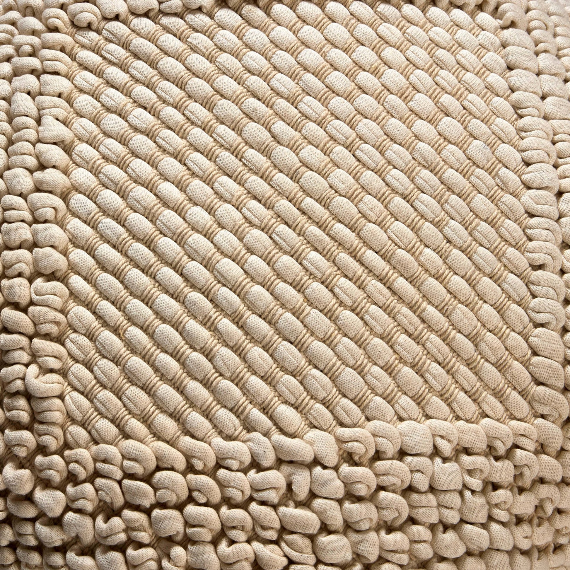 Loop Pattern Sofa Cushion Cover - Off White - DUSK