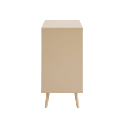 Lottie Woven 3 Drawer Chest - Sand - DUSK