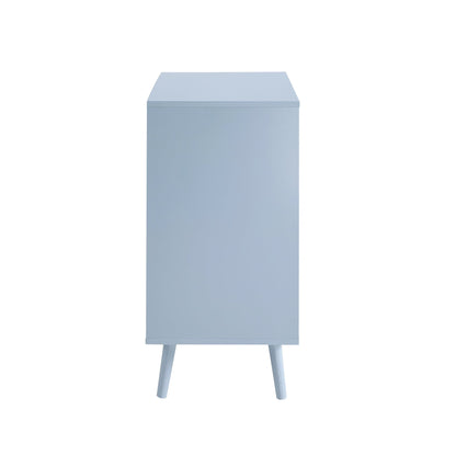 Lottie Woven 3 Drawer Chest - Sky Blue - DUSK