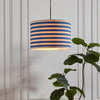 Lucia Striped Ceiling Shade - Blue/White - DUSK