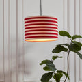 Lucia Striped Ceiling Shade - Red/White - DUSK