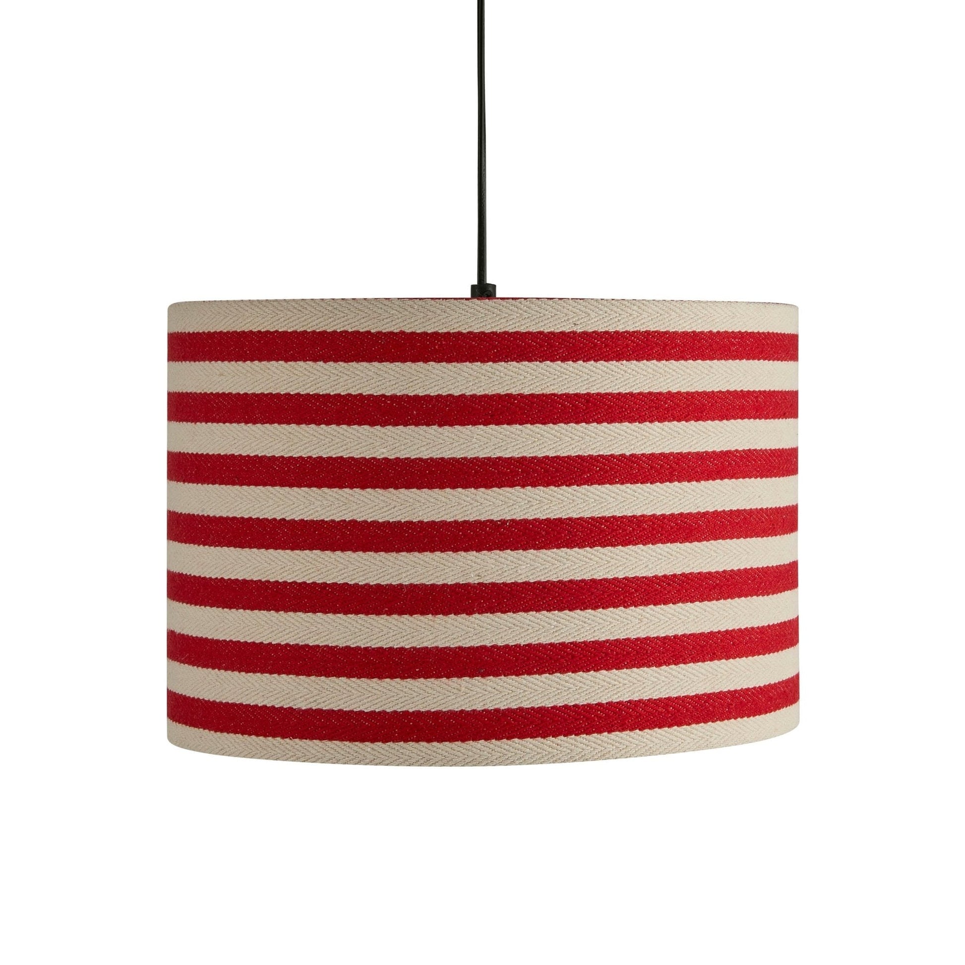 Lucia Striped Ceiling Shade - Red/White - DUSK