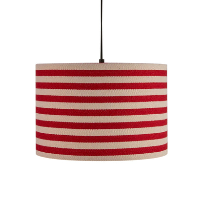 Lucia Striped Ceiling Shade - Red/White - DUSK