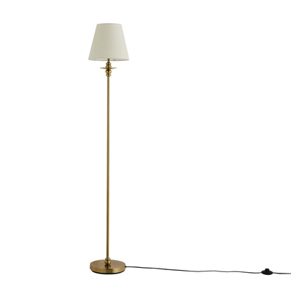 Lucille Ornate Floor Lamp - Brass - DUSK