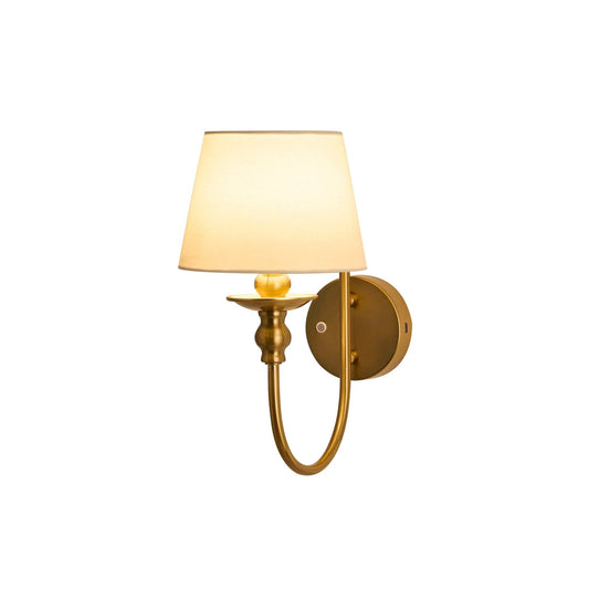 Lucille Ornate LED Rechargeable Wall Light - Brass - DUSK