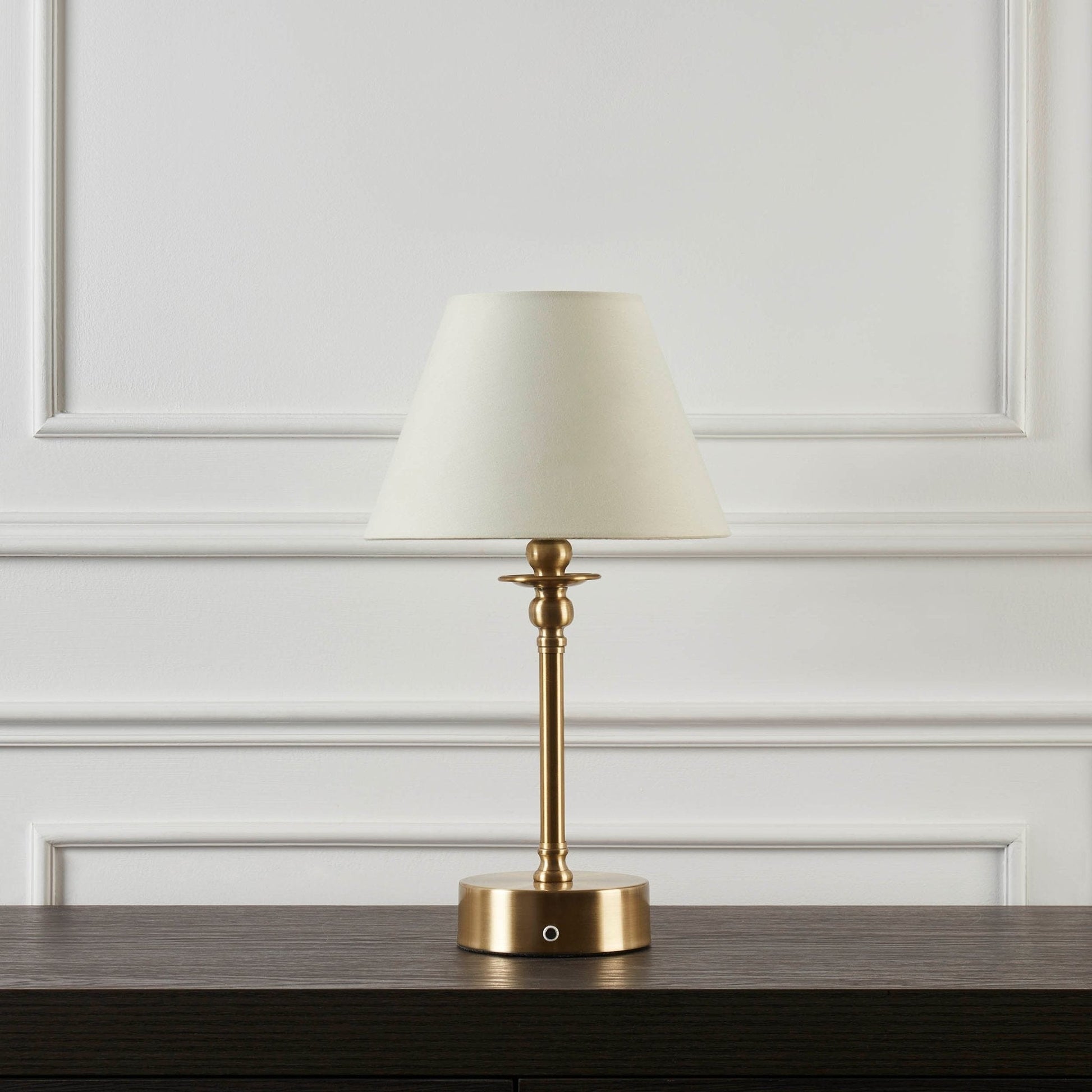 Lucille Ornate LED Rechargeable Wireless Lamp - Brass - DUSK