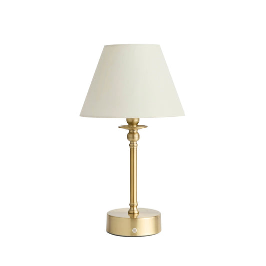 Lucille Ornate LED Rechargeable Wireless Lamp - Brass - DUSK