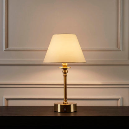 Lucille Ornate LED Rechargeable Wireless Lamp - Brass - DUSK