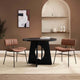 Lucy Dining Table 4 Seater - Black - DUSK