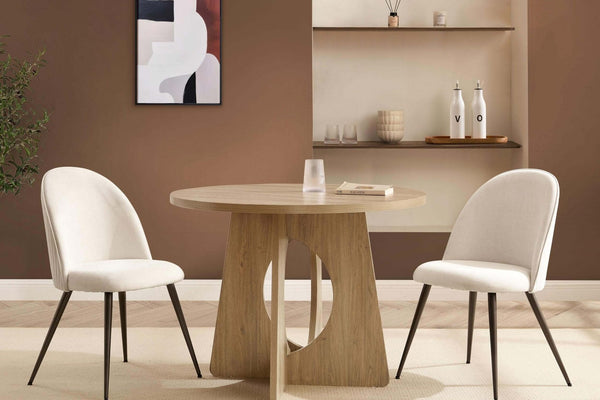 Lucy Dining Table 4 Seater - Light Wood - DUSK