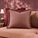 Lulu Cotton Frill Stripe Edge Sofa Cushion Cover - Pink - DUSK