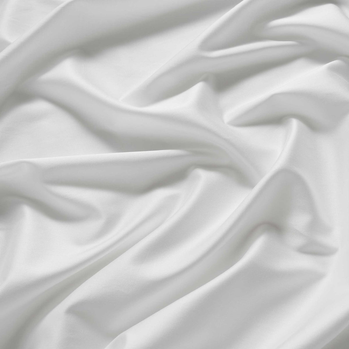 Lyla Lyocell Blend Plain Dye Fitted Sheet - White - DUSK