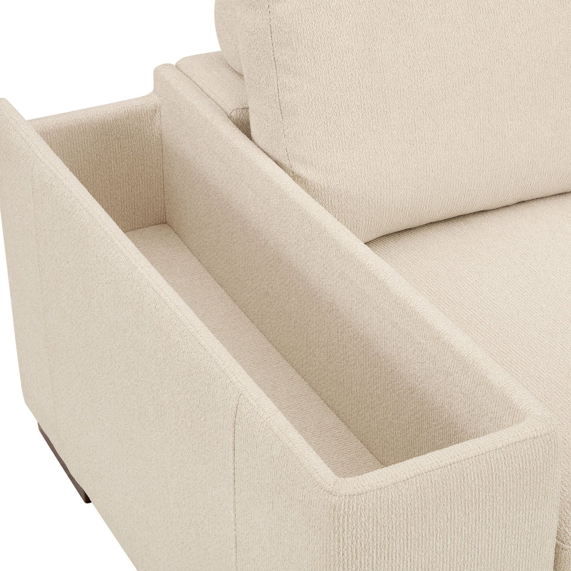 Lyon 2 Seater Sofa - Speckled Sand Boucle - DUSK