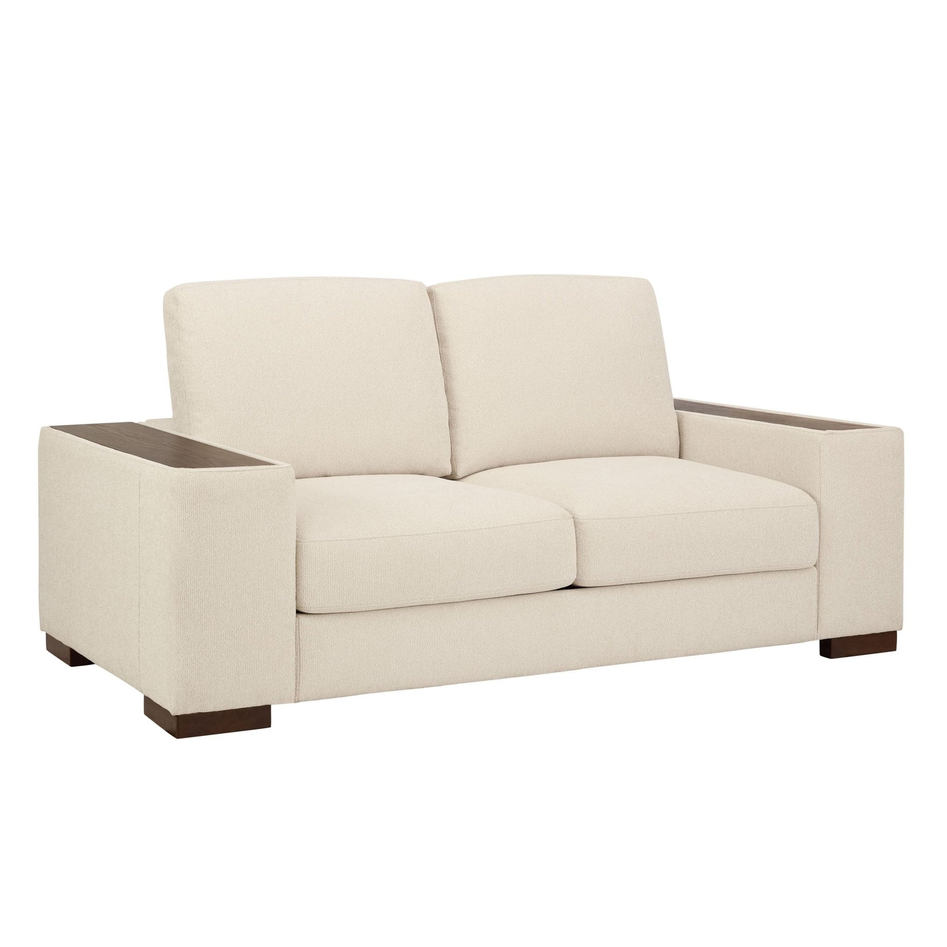 Lyon 2 Seater Sofa - Speckled Sand Boucle - DUSK