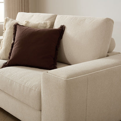 Lyon 2 Seater Sofa - Speckled Sand Boucle - DUSK