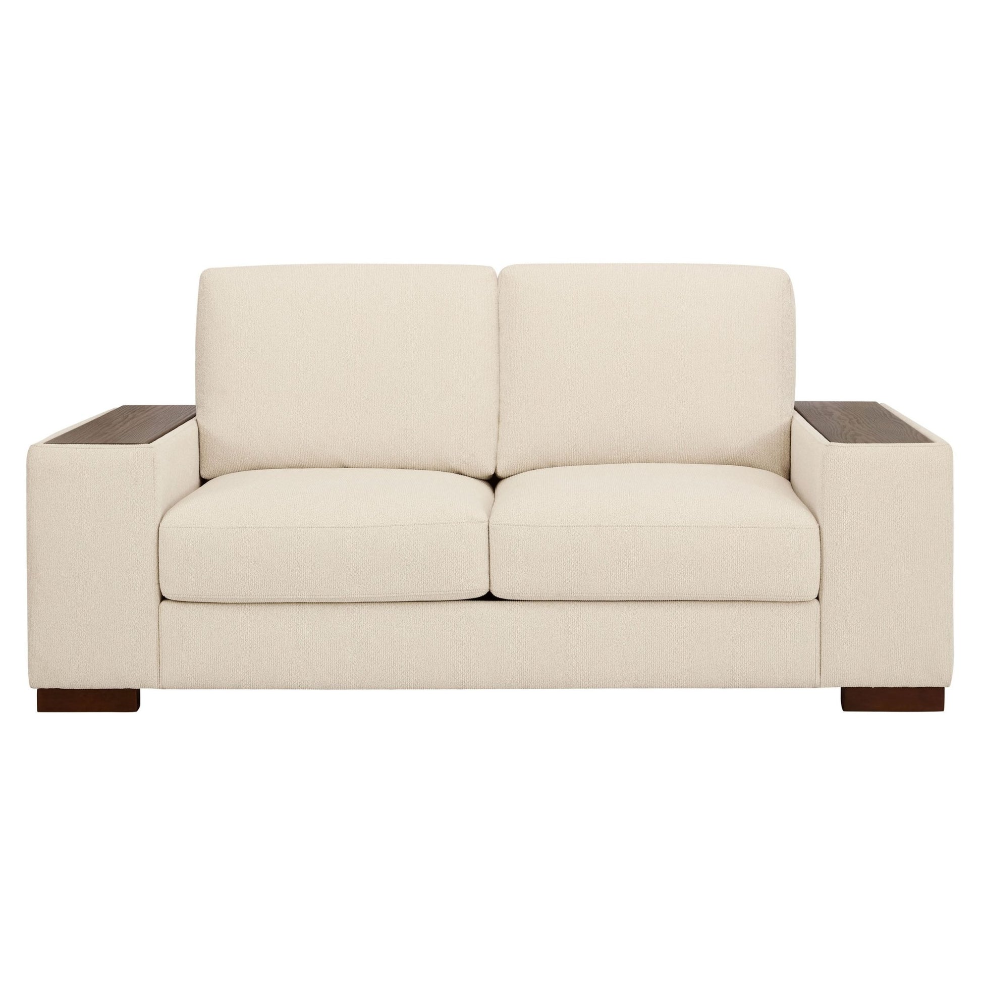 Lyon 2 Seater Sofa - Speckled Sand Boucle - DUSK