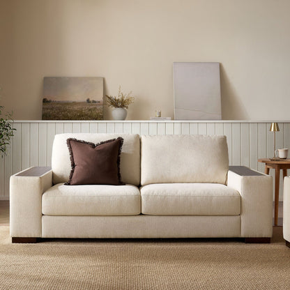 Lyon 3 Seater Sofa - Speckled Sand Boucle - DUSK