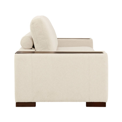 Lyon 3 Seater Sofa - Speckled Sand Boucle - DUSK