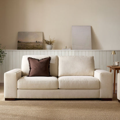Lyon 3 Seater Sofa - Speckled Sand Boucle - DUSK