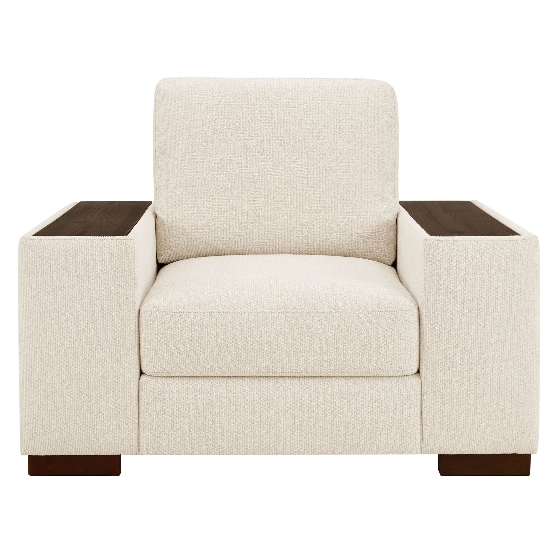 Lyon Armchair - Speckled Sand Boucle - DUSK