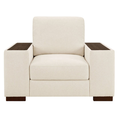 Lyon Armchair - Speckled Sand Boucle - DUSK