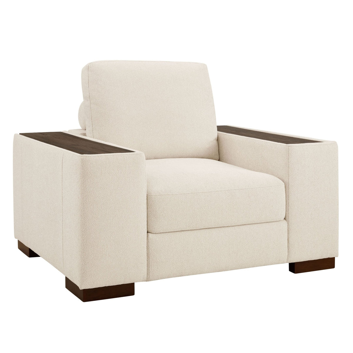 Lyon Armchair - Speckled Sand Boucle - DUSK