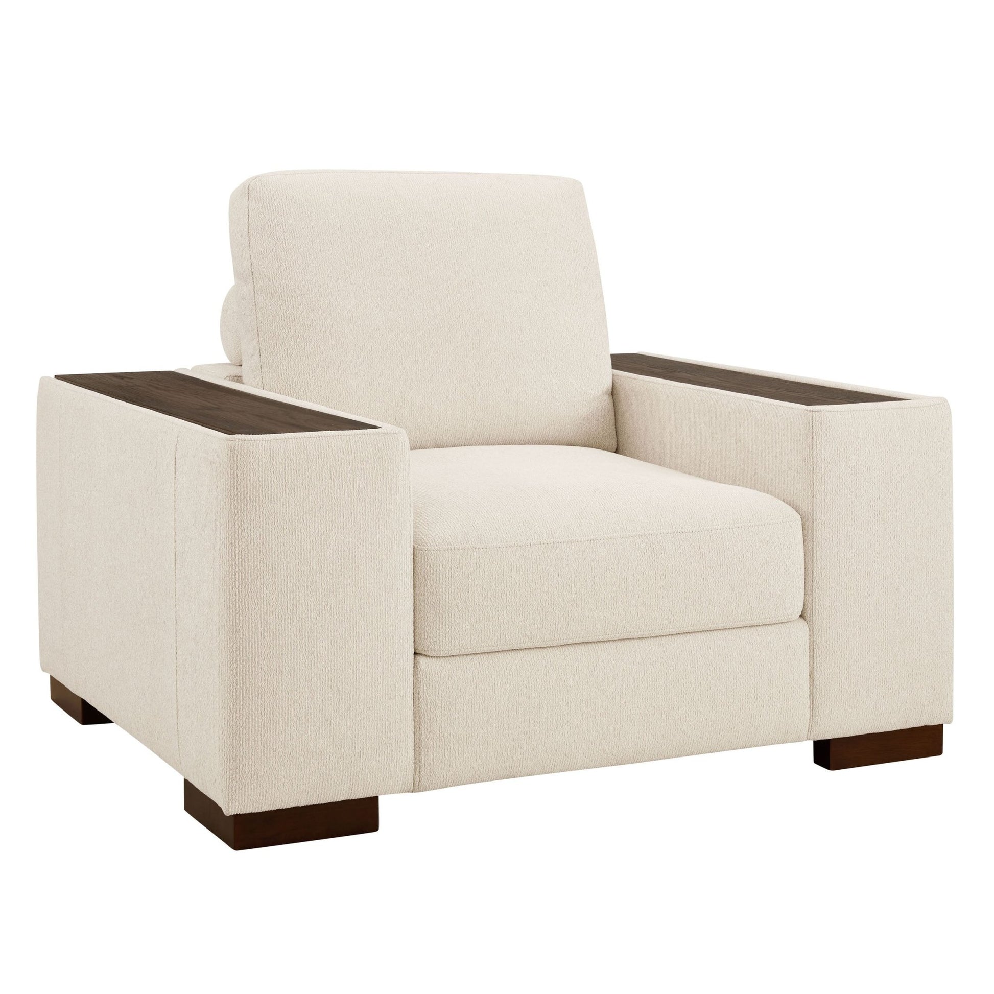 Lyon Armchair - Speckled Sand Boucle - DUSK