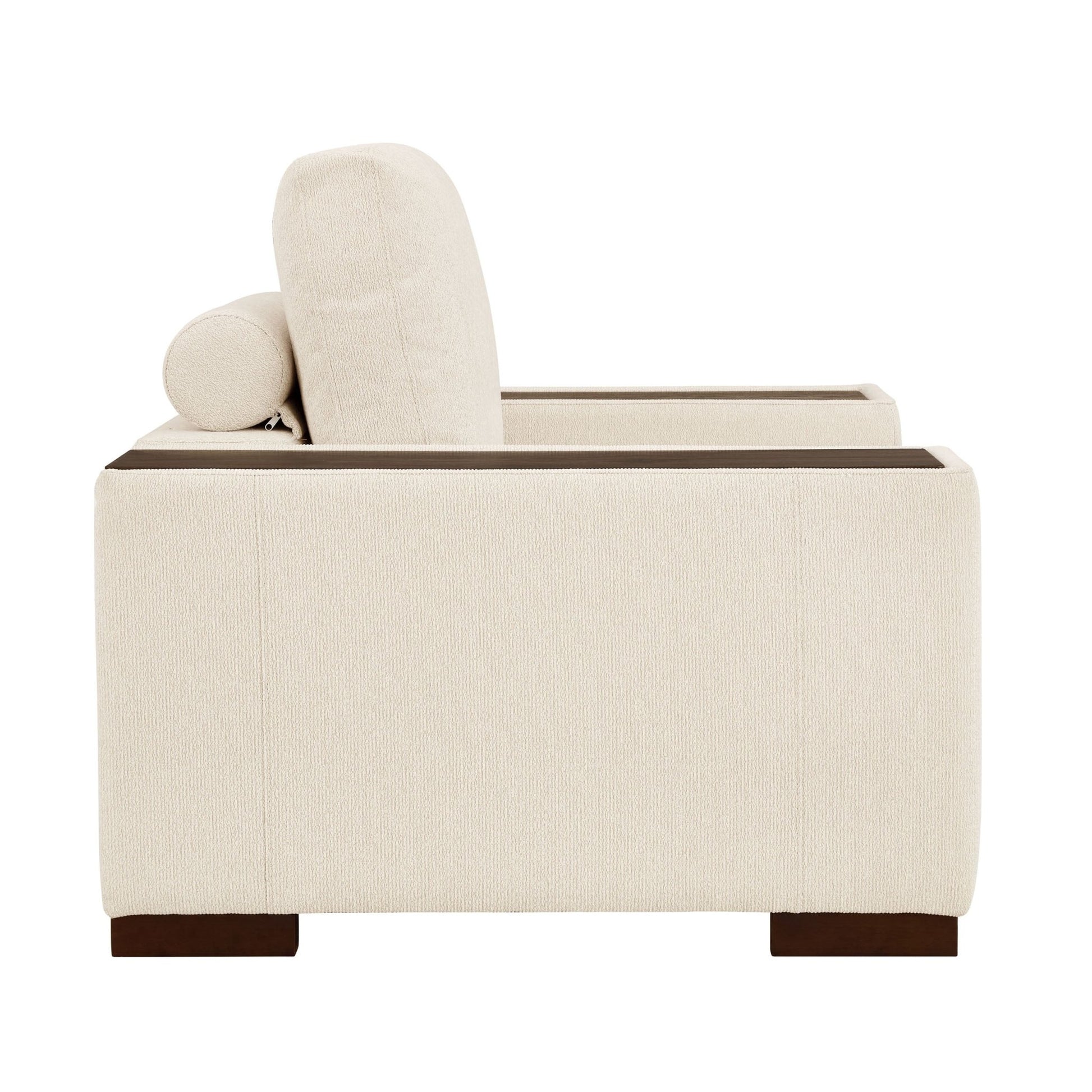 Lyon Armchair - Speckled Sand Boucle - DUSK