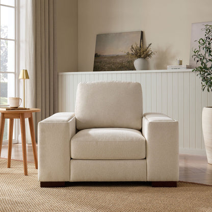 Lyon Armchair - Speckled Sand Boucle - DUSK