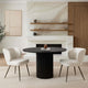Mabel Set of 2 Dining Chairs - Ivory Chenille - DUSK