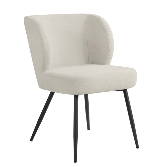 Mabel Set of 2 Dining Chairs - Linen Natural - DUSK