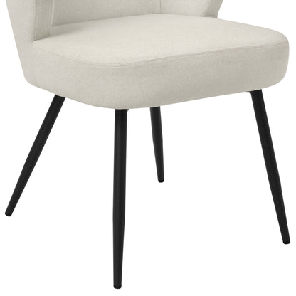 Mabel Set of 2 Dining Chairs - Linen Natural - DUSK