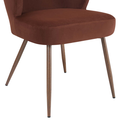 Mabel Set of 2 Dining Chairs - Terracotta - DUSK
