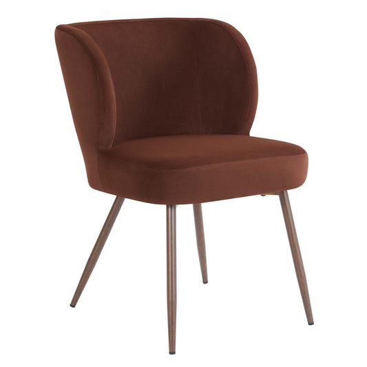 Mabel Set of 2 Dining Chairs - Terracotta - DUSK