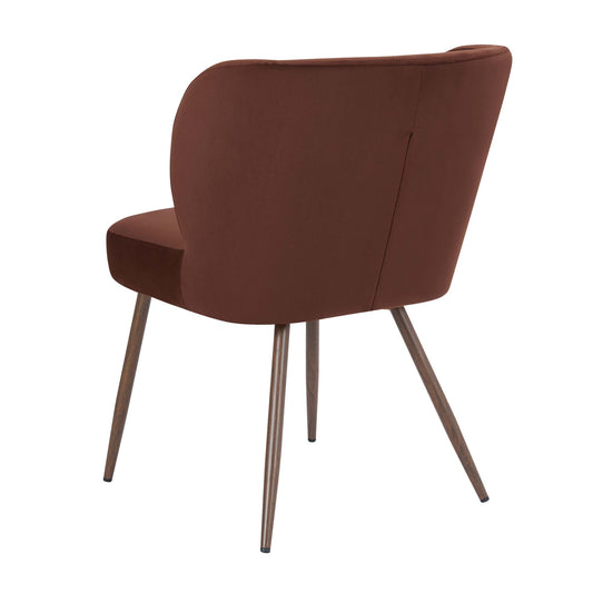Mabel Set of 2 Dining Chairs - Terracotta - DUSK