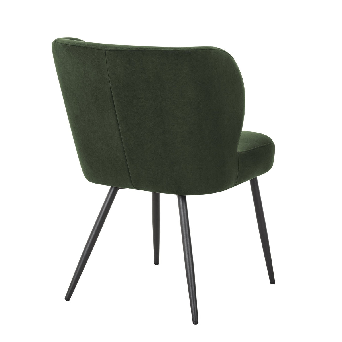 Mabel Set of 2 Dining Chairs - Velvet - Dark Olive - DUSK