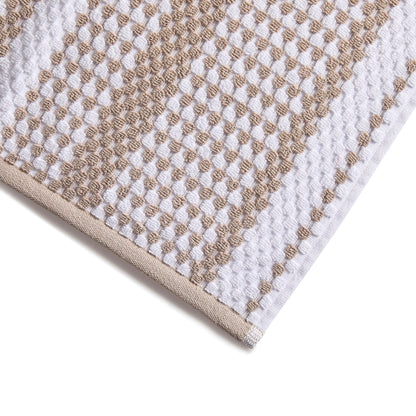 Madeira Popcorn Stripe Towel Collection - Natural - DUSK